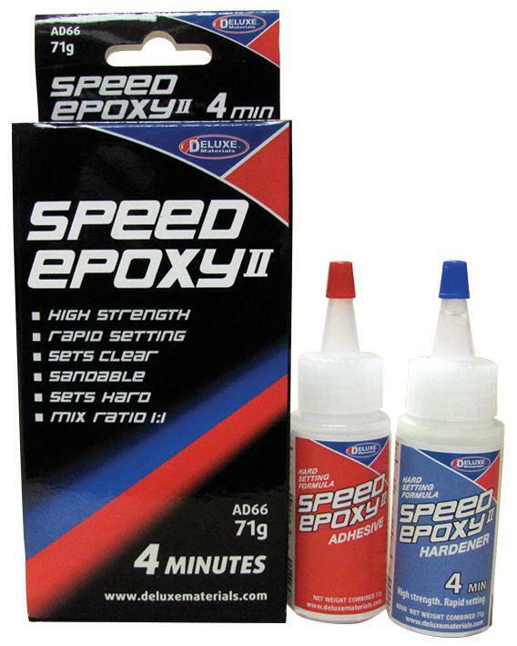 Deluxe Materials Speed Epoxy II 4 min AD66 (71 g) modellismo