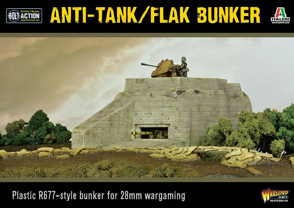 Bolt Action Warlord Games, miniatures - Flak Bunker