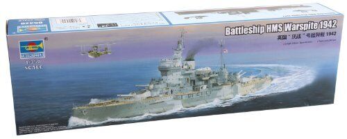 HMS Warspite 1942 Queen Elizabeth Class British Battleship 1:350 Model Kit 5325