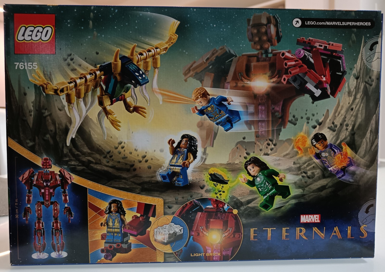 LEGO - Marvel - 76155 - Gli Eternals all’ombra di Arishem - NUOVO MAI APERTO
