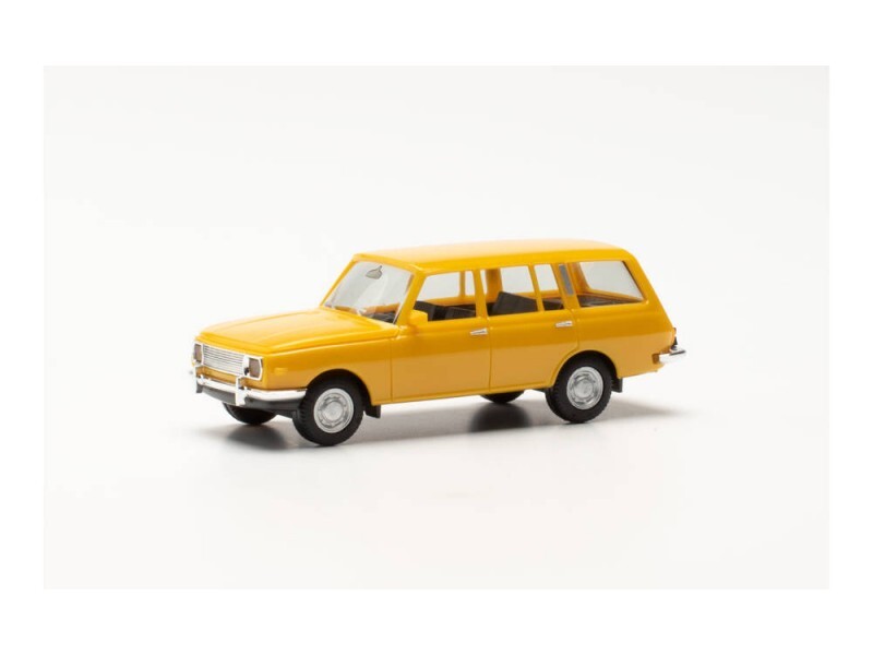 HERPA 1/87 WARTBURG 353 1966 TOURIST GIALLO