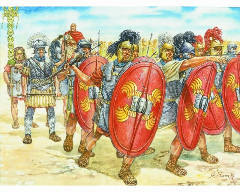 Italeri 6021 Roman Infantry I.st Cen. b.C. 1:72 modellismo
