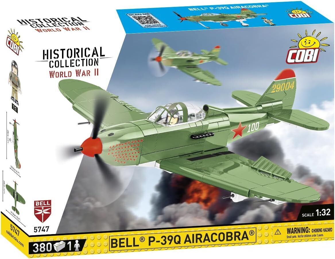 COBI - Aereo militare BELL P-39Q Airacobra - 380 pezzi - 1/32 - COB5747