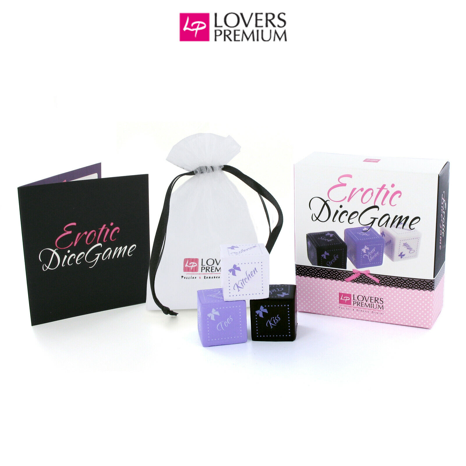 Lovers Premium Erotic Dice Game Kamasutra Three SEX DICES Couples Play Sexy Play