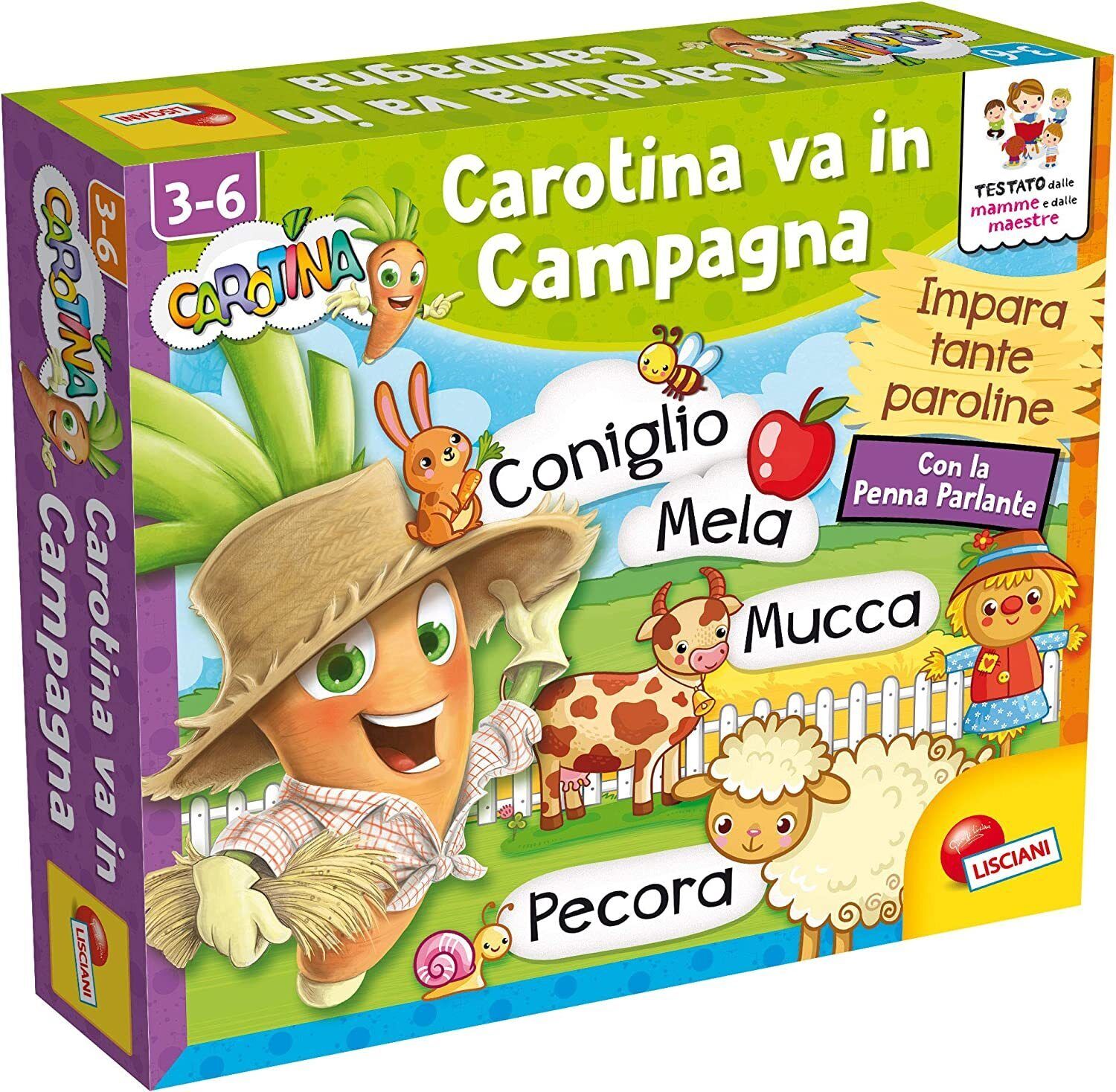 Penna Parlante Carotina va in campagna - Lisciani - 85576 - 3/6 anni