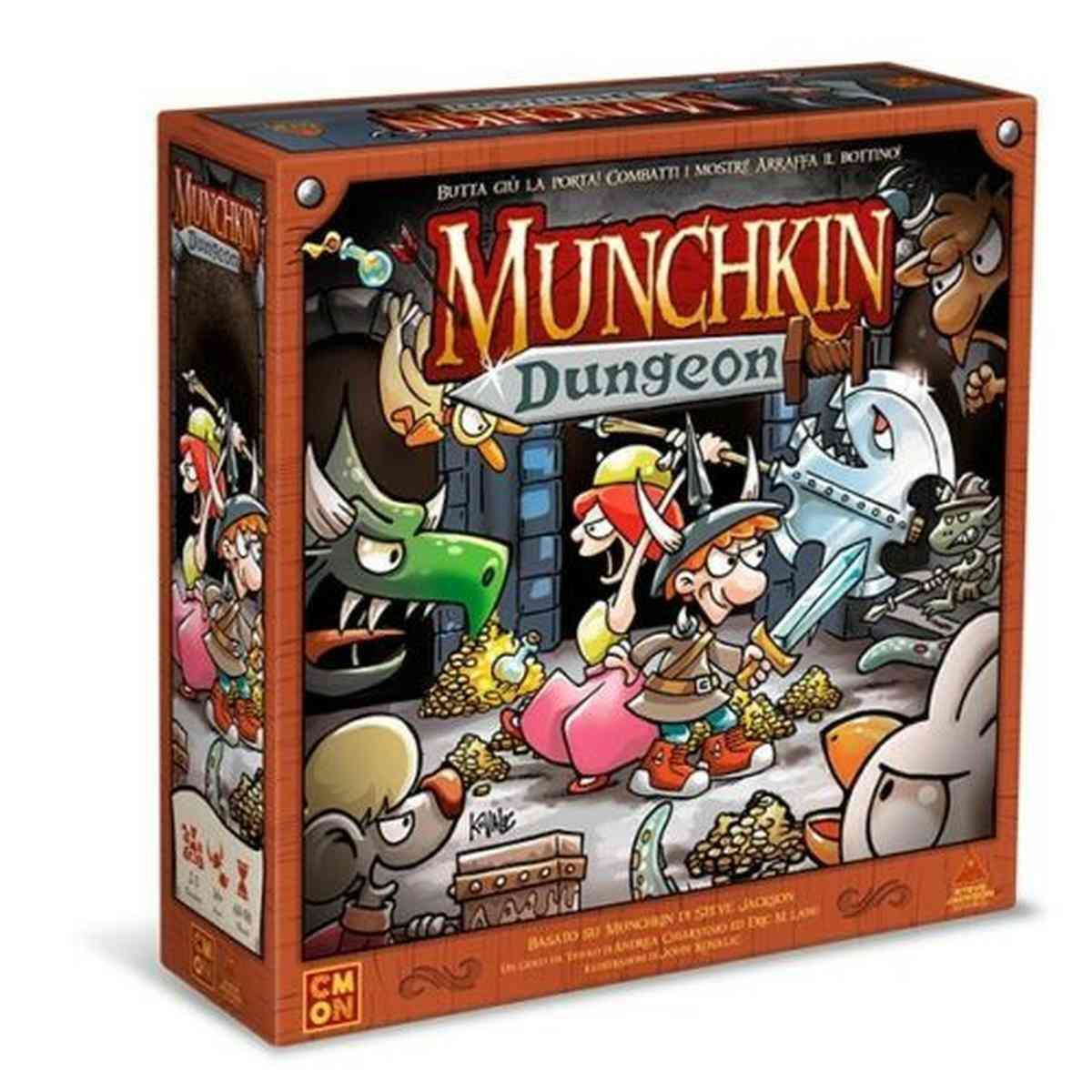 MUNCHKIN DUNGEON - Gioco da Tavolo Dungeon Crawler Fantasy Italiano by Asmodee