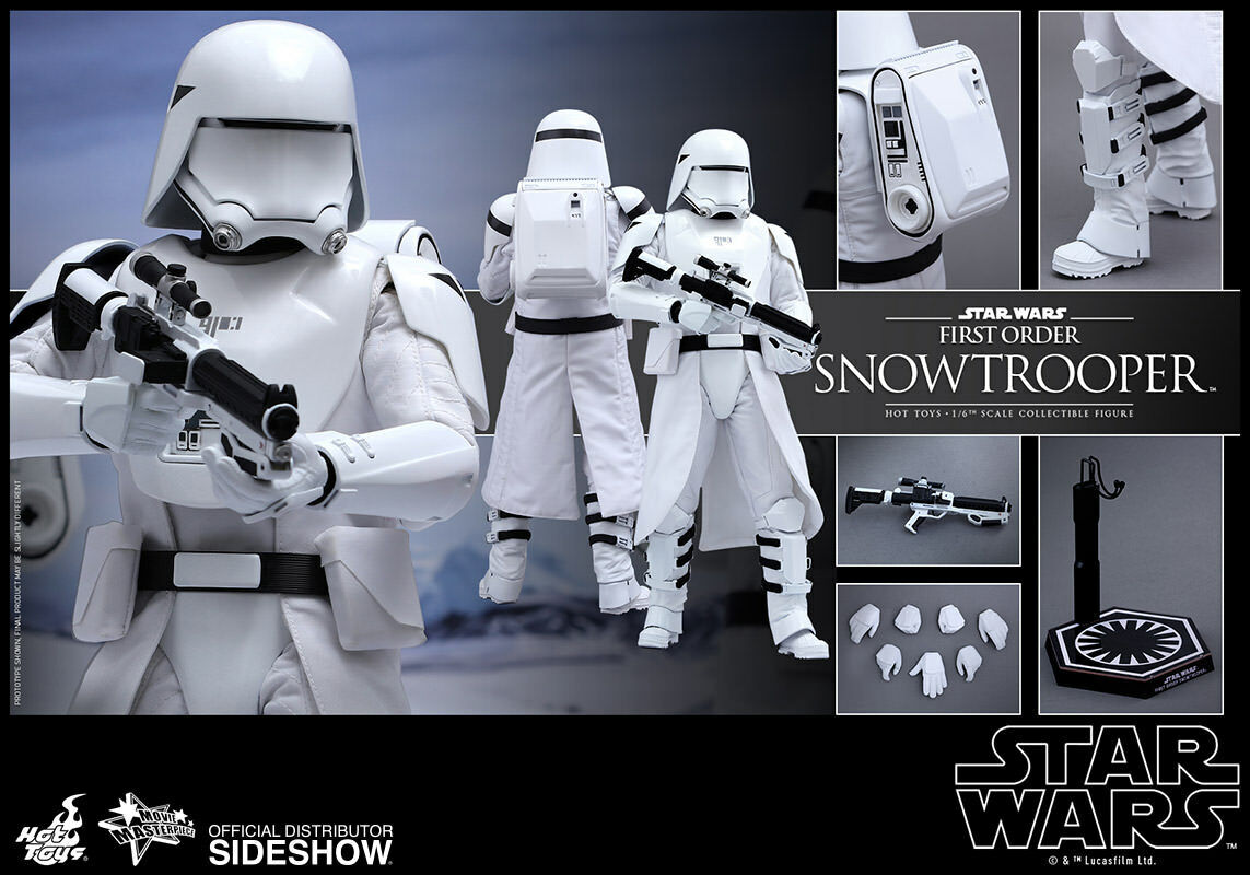 STAR WARS: EPISODE VII – FIRST ORDER SNOWTROOPER 1/6 Action Figure 30 cm HOT TOY