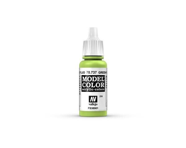 VALLEJO MODEL COLOR FLUO GREEN 17ml.Cod.AV70737-210