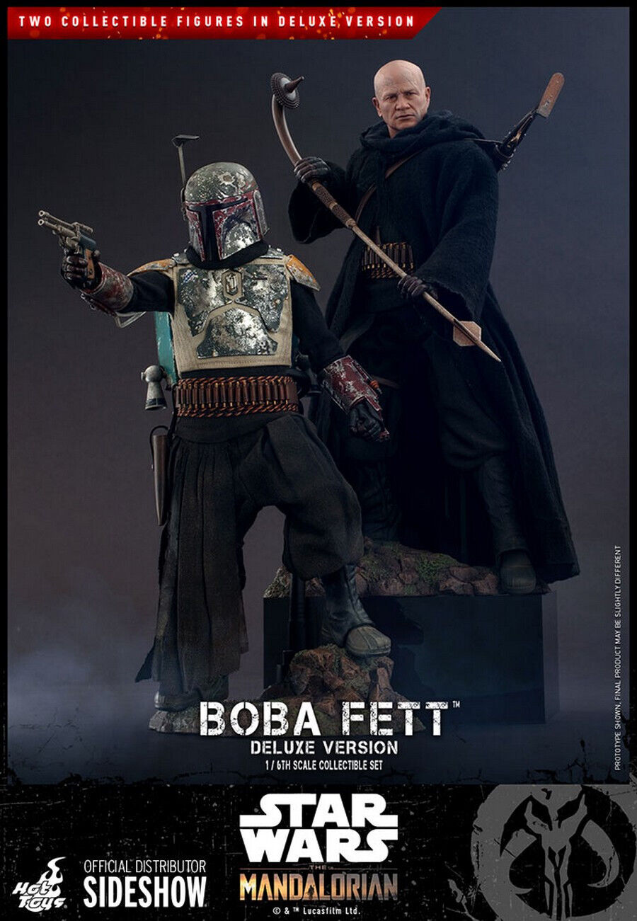 STAR WARS MANDALORIAN BOBA FETT DELUXE VERSION 1/6 Action Figure 30 cm HOT TOYS
