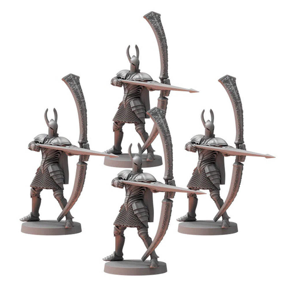 Dark Souls RPG Silver Knight Greatbowmen Set di miniature altamente collezionabi