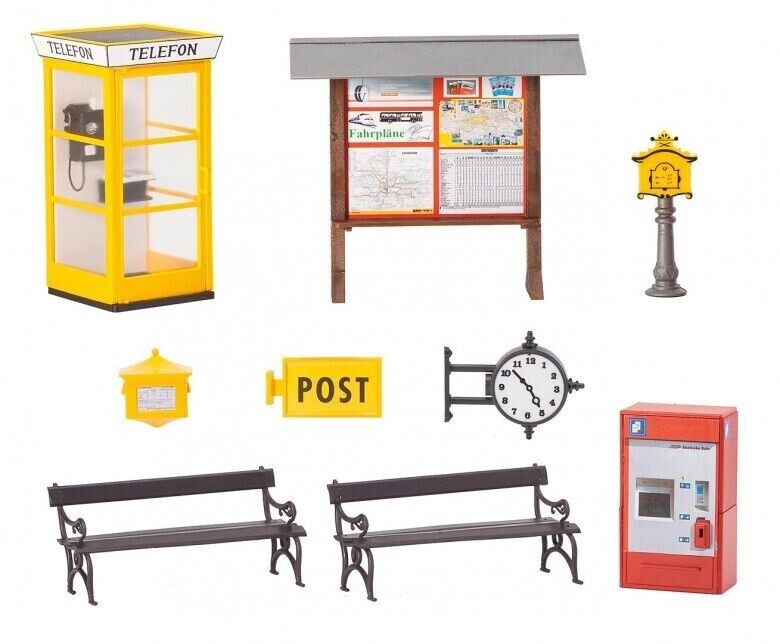 Pola 331745 G Scala Treno Stazione Set Accessori