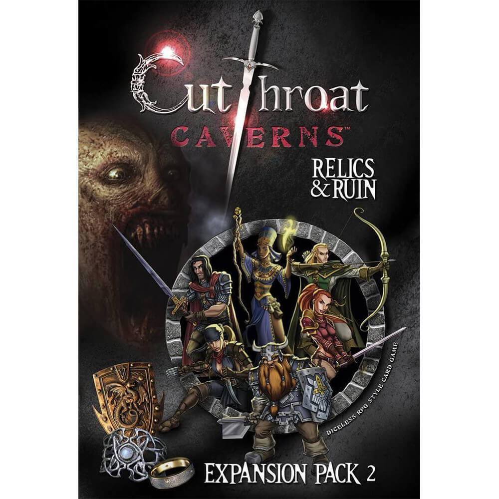 Fireside Games Cutthroat Caverns Relics and Ruins Gioco da tavolo da 3 a 6 gioca