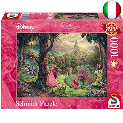 Schmidt Spiele CGS_59474 Thomas Kinkade Disney Puzzle, Multicolor