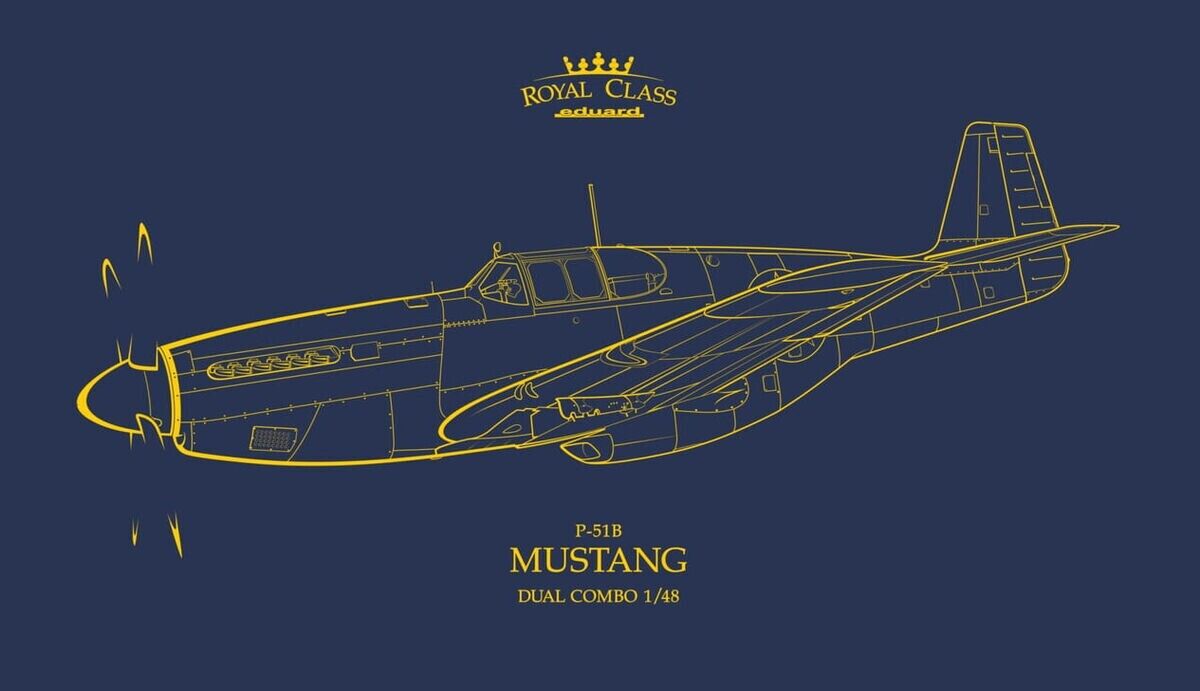 Eduard Plastic Kits R0019 - 1:48 P-51B MUSTANG 1/48 Eduard-Royal Class - Nuovo