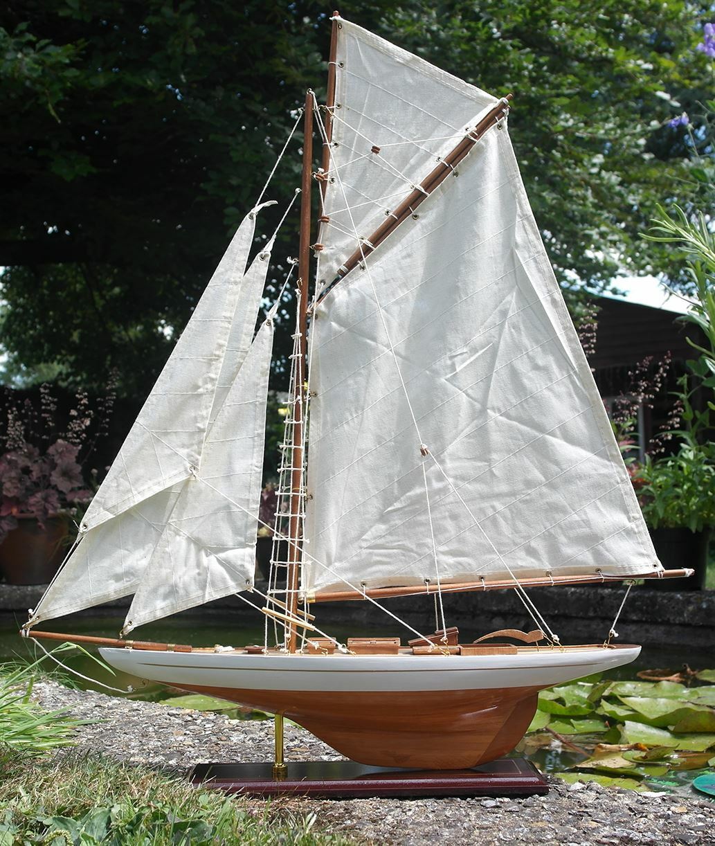 Fully rigged Lulworth Style Model Yacht