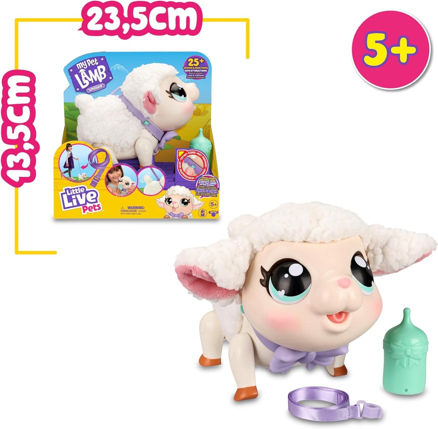 GIOCHI PREZIOSI LITTLE LIVE PETS SNOWIE L'AGNELLINO LPK00010