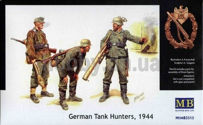 MASTERBOX WWII GERMAN TANK HUNTERS 1944 1:35 cod.MB3515