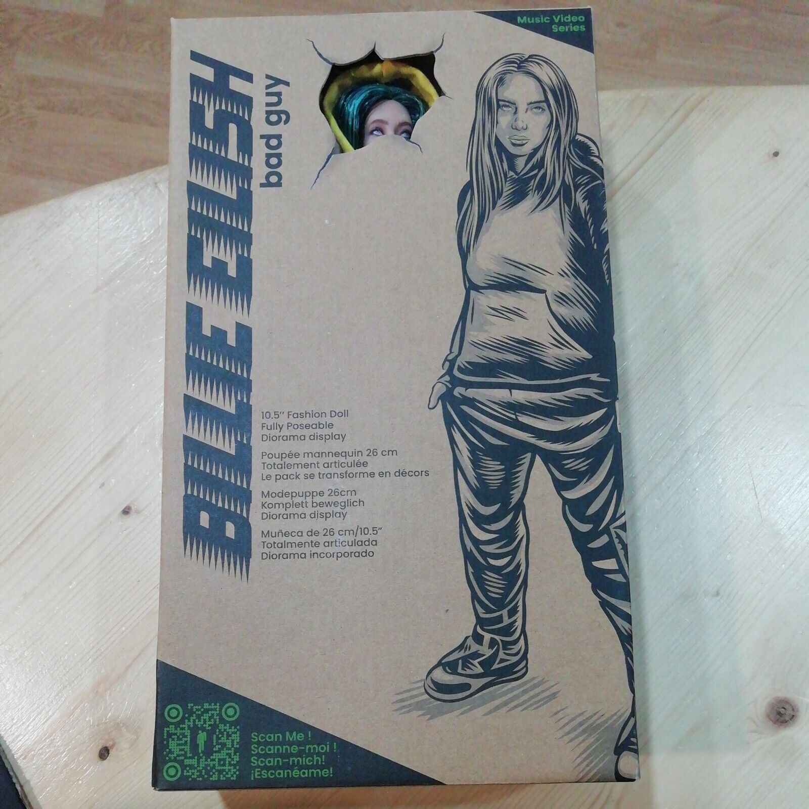 Billie Eilish Bad Guy Action Figure/Doll