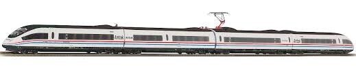 PIKO "Velaro"  ICE 3 Amtrak, livrea grigia, fasce rosso/bianco/blu,