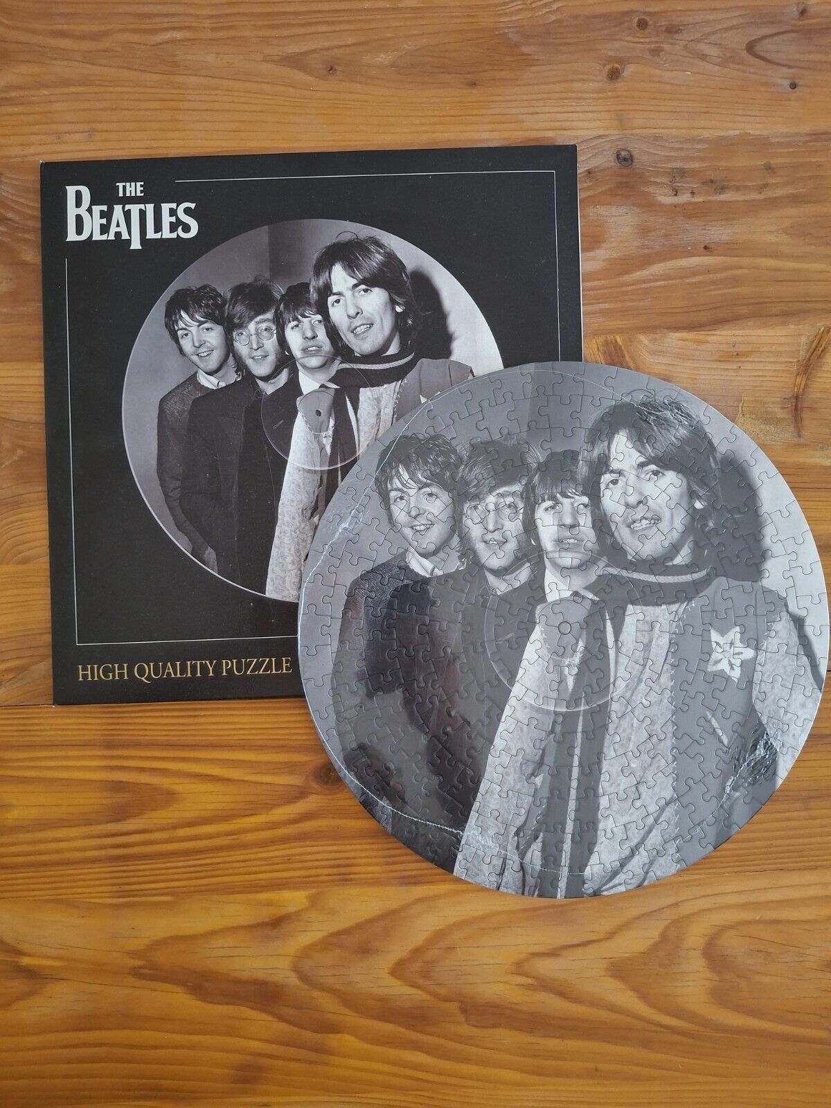 PUZZLE 212 pezzi THE BEATLES CLEMENTONI 21401 disco LP vinile