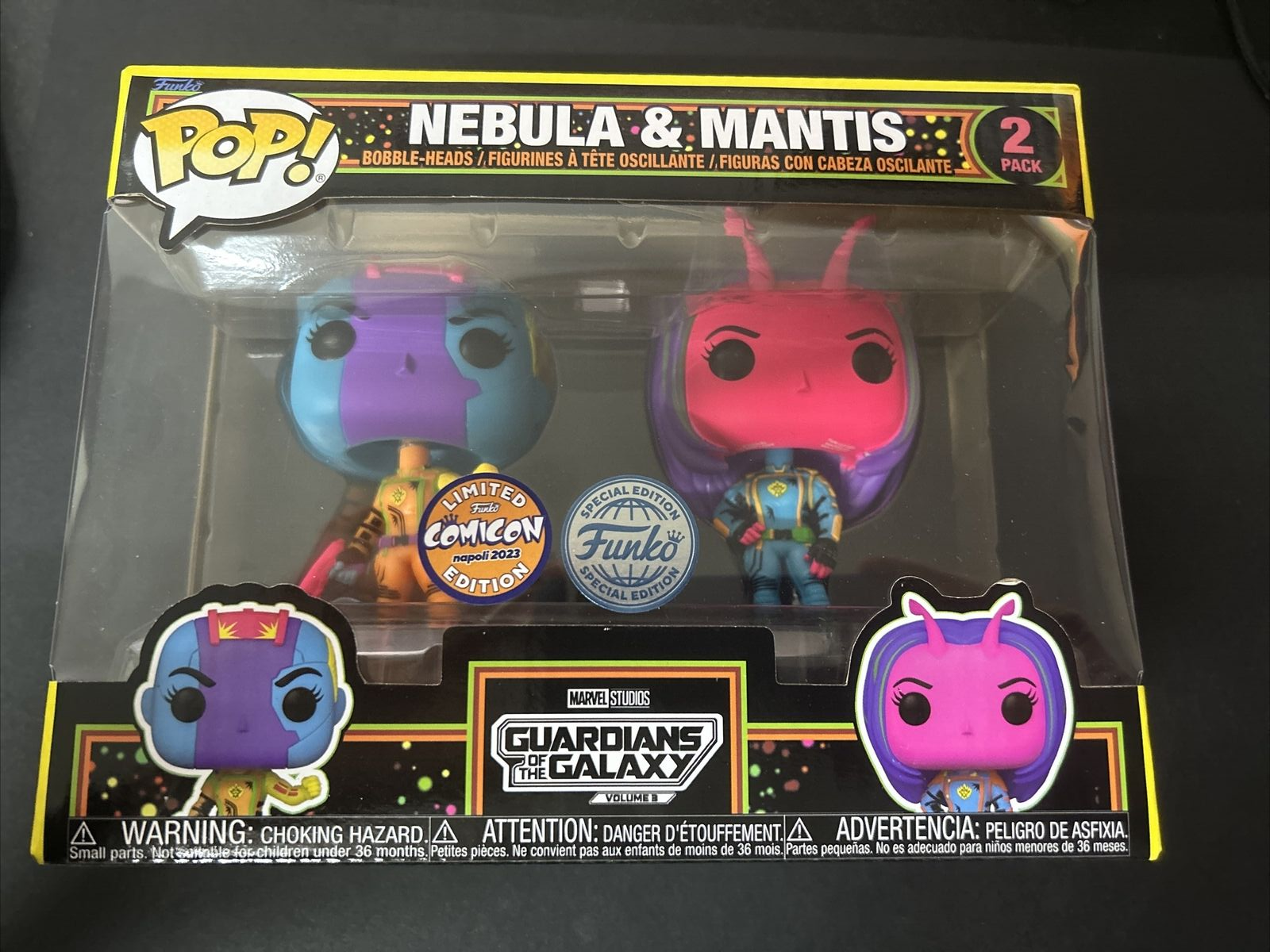Funko Pop Nebula & Mantis Guardians Of The Galaxy - Limited Napoli Comicon 2023