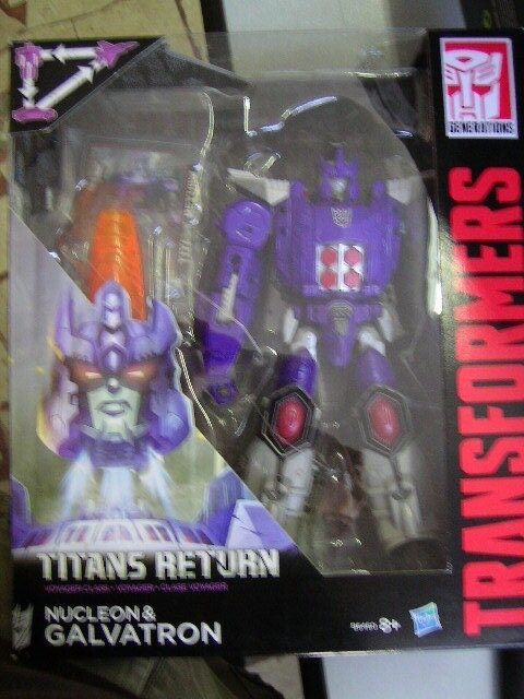 TRANSFORMERS TITANS RETURN NUCLEON & GALVATRON  B6460