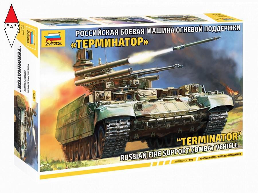 ZVEZDA 1/72 TERMINATOR RUSSIAN FIRE SUPPORT COMBAT VEHICLE
