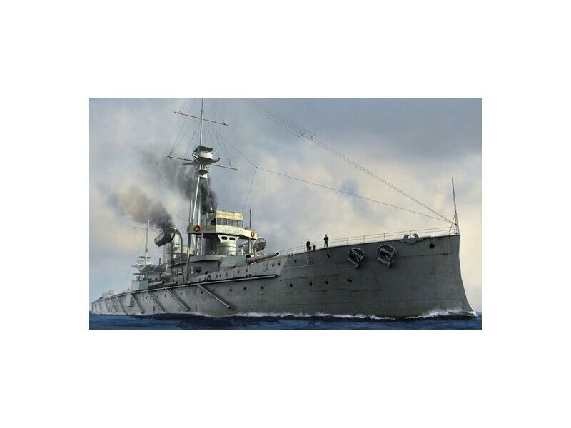 MODELLISMO TRUMPETER KIT MODELLINO NAVE HMS DREADNOUGHT 1907 1/700