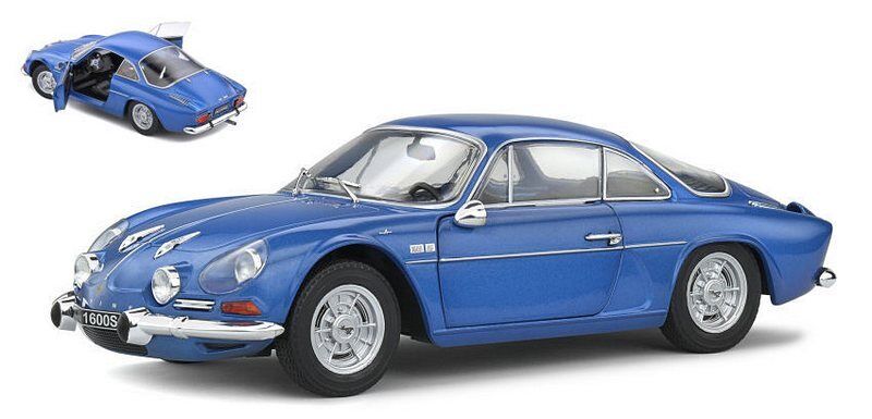 Alpine A110 Renault 1600S 1969 Bleu Alpine 1:18 Solido 1804201