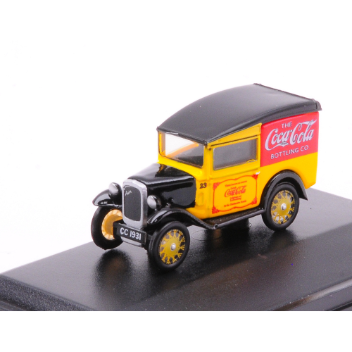 AUSTIN SEVEN VAN COCA COLA 1:76 Oxford Veicoli Commerciali