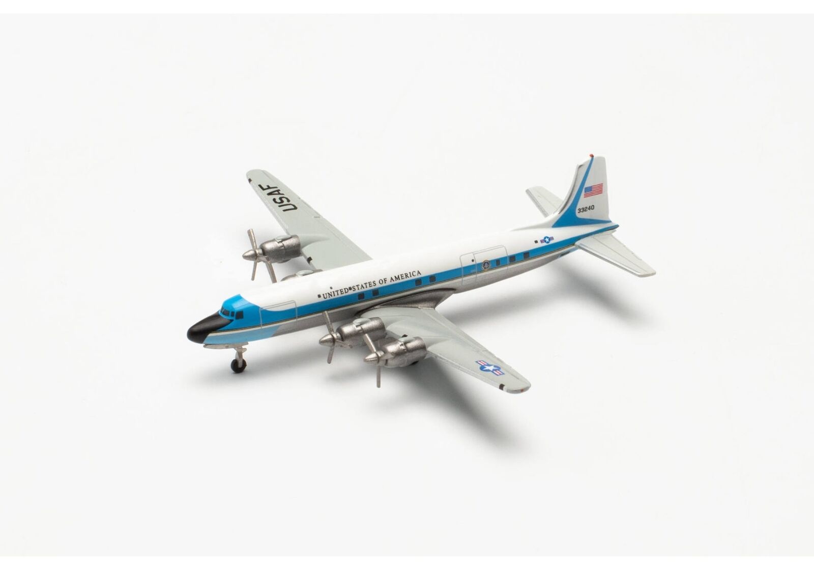 HERPA, DOUGLAS VC-118A U.S. Air Force 1254th Air Transport - Ala Air Force On...
