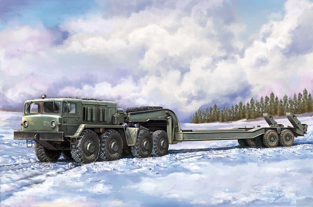 7194	Trumpeter: MAZ-537G intermediate type with MAZ/ChMZAP 5247G semi-trailer in