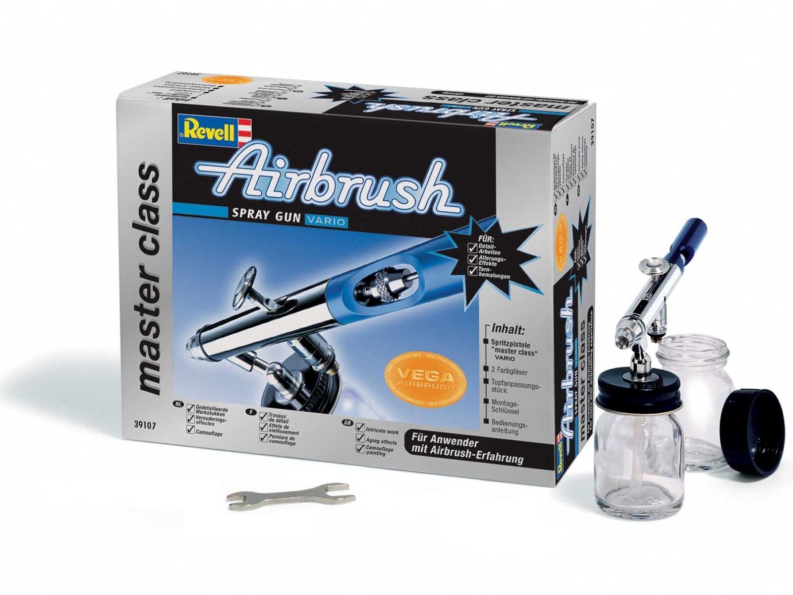 REVELL, Master class Vario aerografo a doppia azione, ,  REV39107