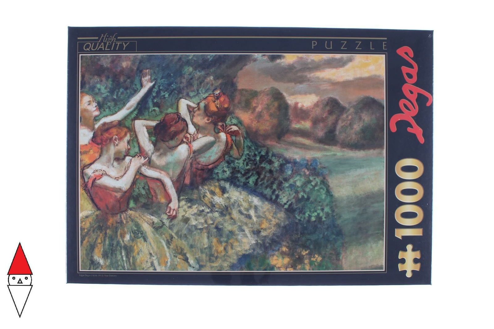 PUZZLE ARTE DTOYS IMPRESSIONISMO DEGAS EDGAR FOUR DANCERS 1000 PZ
