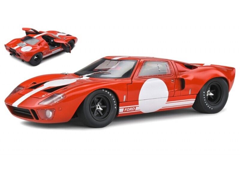 SOLIDO 1/18 FORD GT40 MK.1 RED RACING 1968