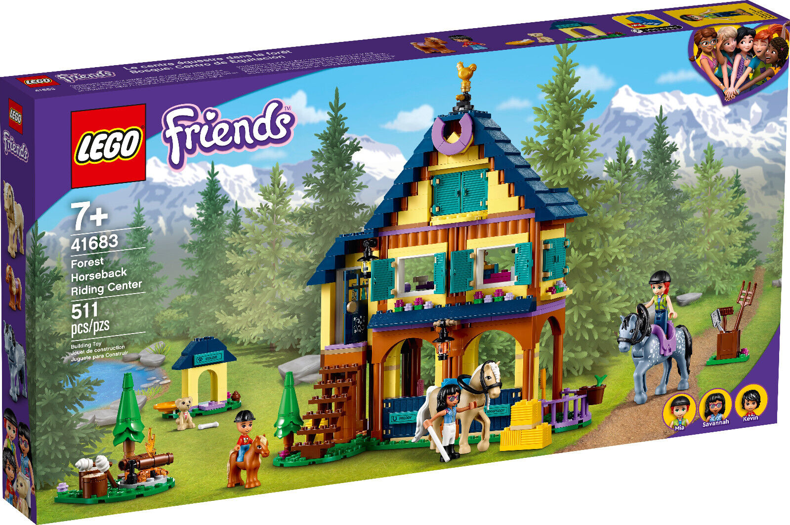 Originale LEGO Friends 41683 - Bosco: Centro Di Equitazione