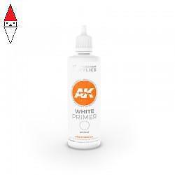 ACRILICO MODELLISMO AK INTERACTIVE WHITE PRIMER 100 ML 3RD GENERATION