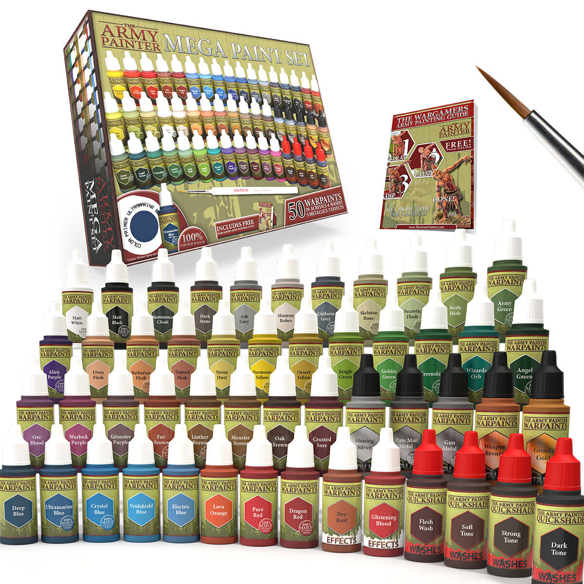 The Army Painter WP8021 - Vernice Veicoli Militari Mega Pittura Set 50 Vernici,1