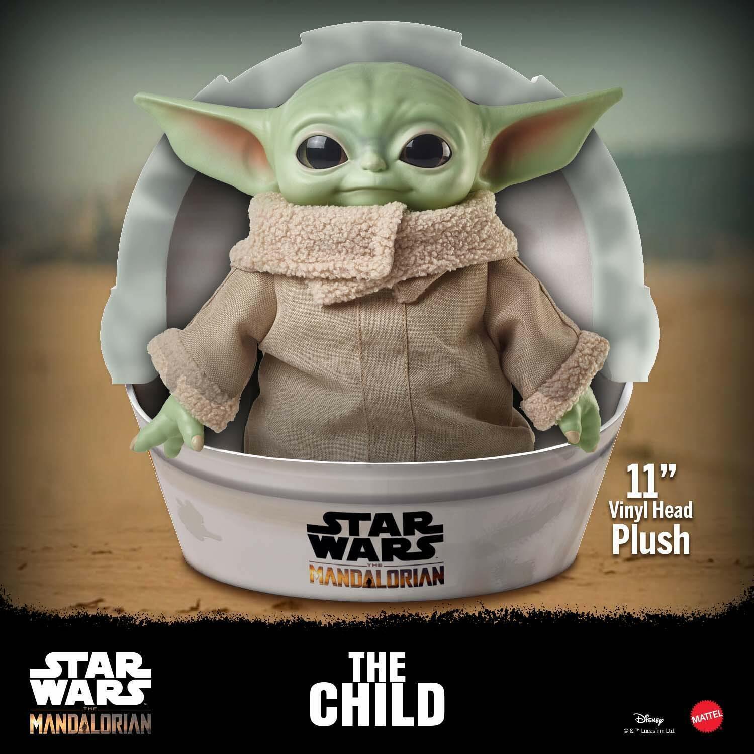 The Child Baby Yoda The Mandalorian Mattel Peluche