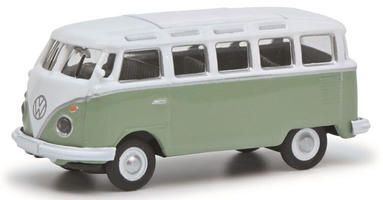 SCHUCO, VOLKSWAGEN T1c Samba Verde e bianco, 1/87,  SCH26707