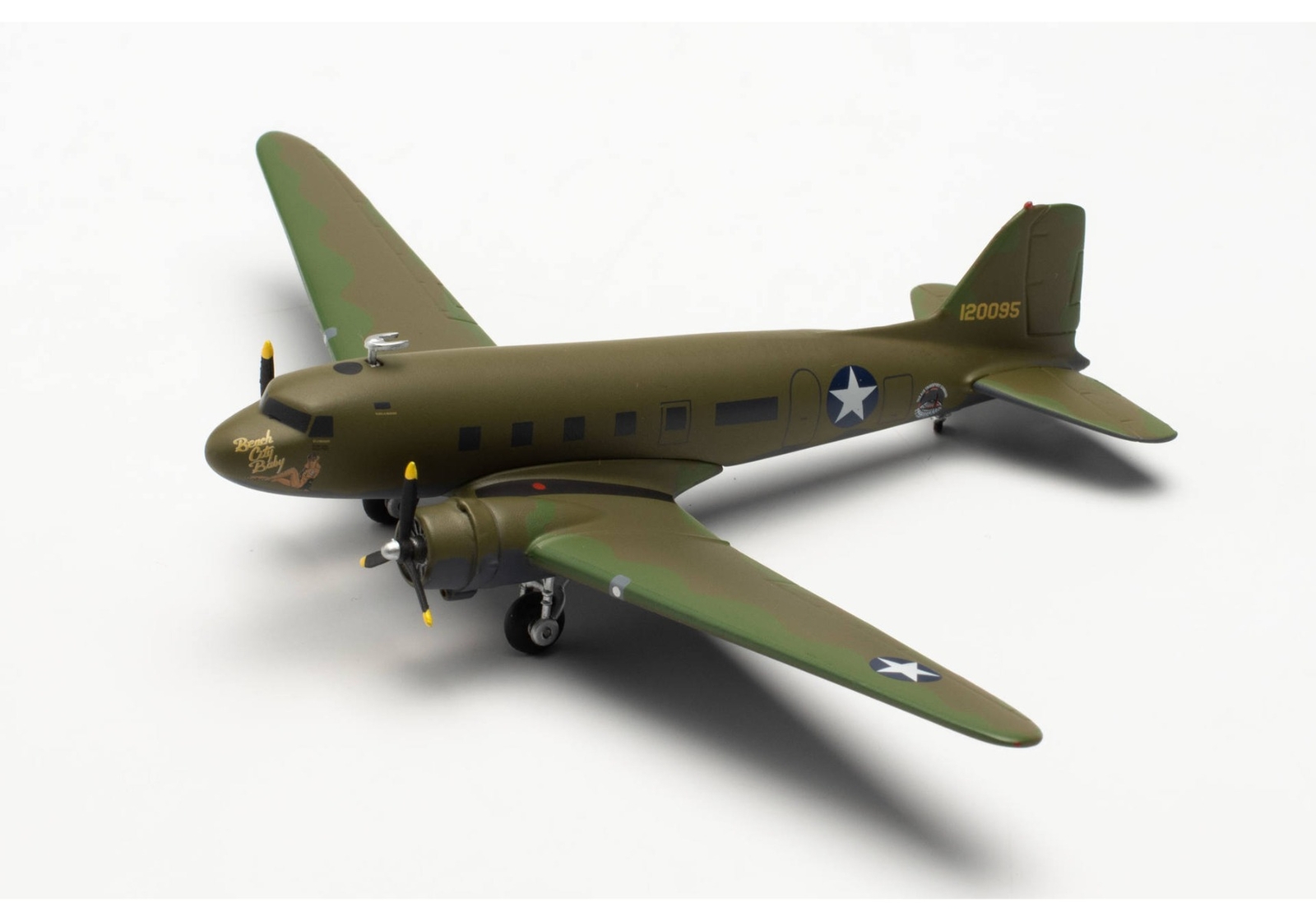 HERPA - DOUGLAS C-53 Skytrooper USAAF Beach City Baby - 1/200 - HER572606