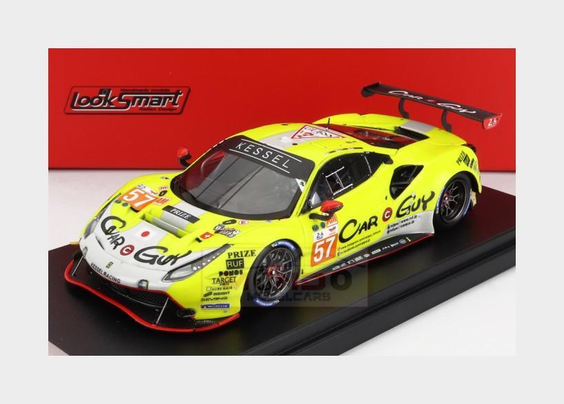 1:43 LOOKSMART Ferrari 488 Gte Evo #57 Le Mans 2022 Kimura Schandorff LSLM145