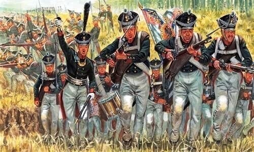ITALERI, Fanteria russa - Guerre napoleoniche da dipingere, 1/72,  ITA6073