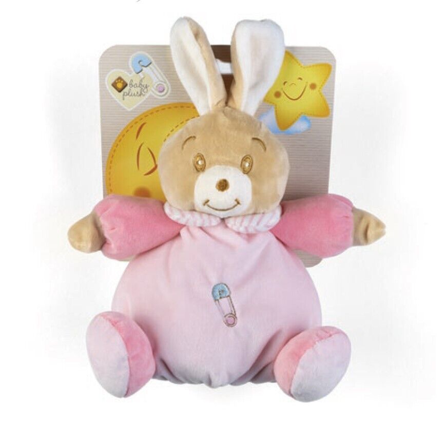 Plush & Company 07410 Peluche BABYCARE CONIGLIETTA ROSA L. 20 CM
