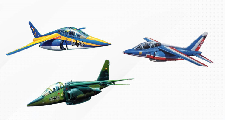 REVELL, Alpha Jet del 50° anniversario da assemblare e dipingere, 1/144,  REV...