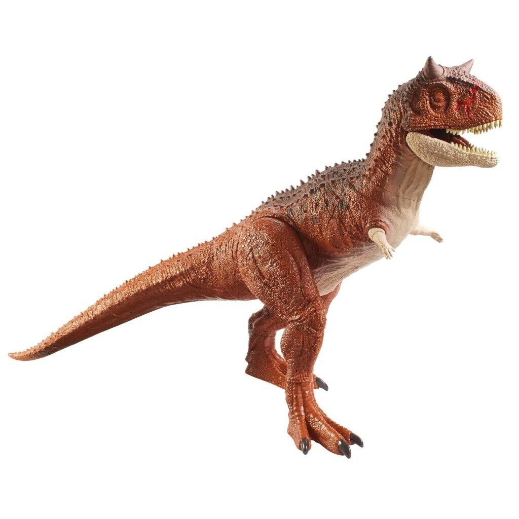 Jurassic World Carnotauro Toro, Dinosauro con apertura sulla pancia, lungo 91...