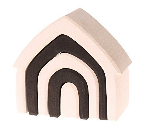 Grimm's houten huisje Monochrome
