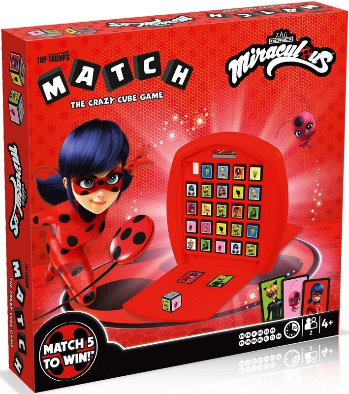 Miracoloso Top Trumps Partita Gioco da Tavolo Verificato E Completo Pazzo Cubo