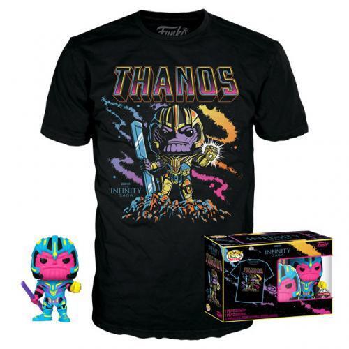 Marvel Infinity Saga Thanos Special Edition + T-Shirt Taglia S POP & Tee Figure