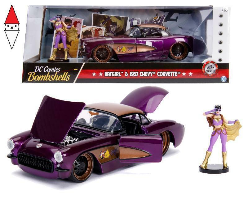 MODELLINO SIMBA BATGIRL 1957 CHEVY IN SCALA 1:24